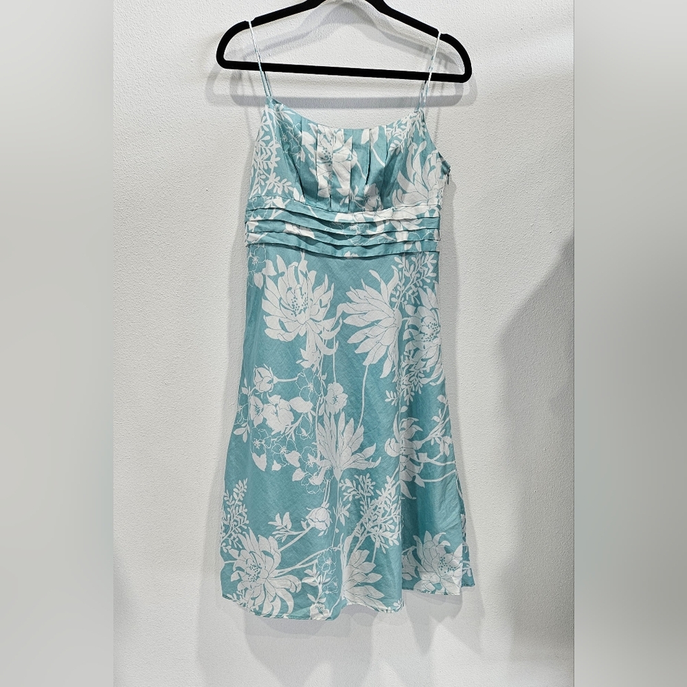 Ann Taylor floral Print Spaghetti Strap Dress